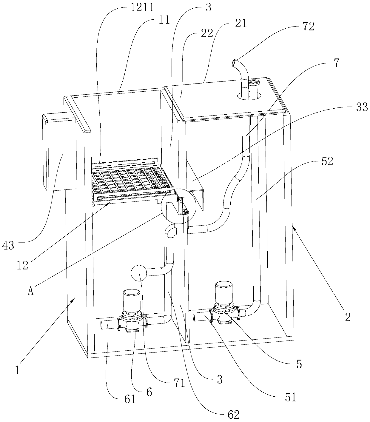 Drainage manhole system for municipal gardens