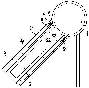 Vacuum collector tube water heater