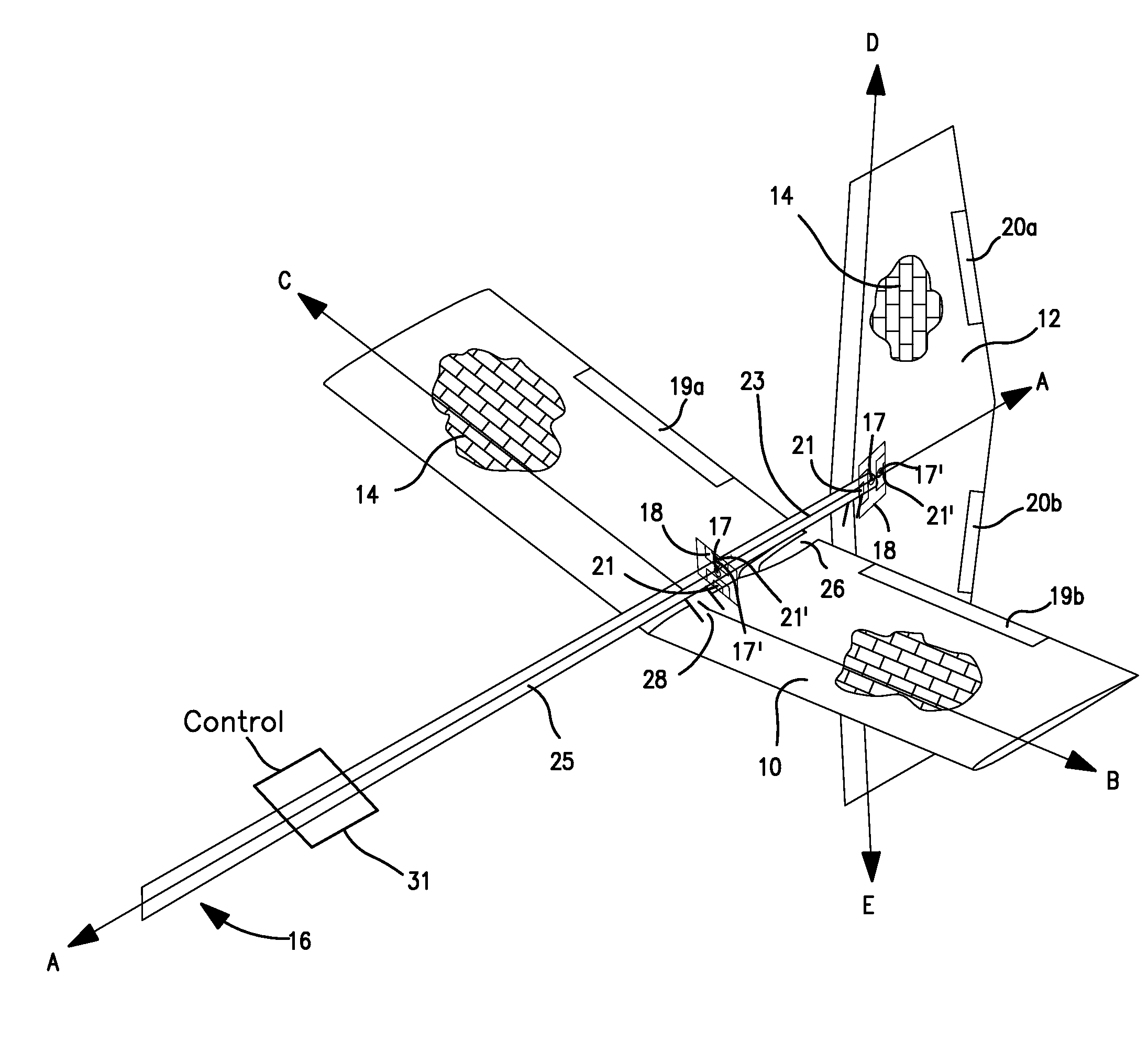 Tail-mounted pointable solar panels for solar-powered aircraft