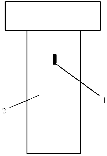 Method for detecting vertical force of linear motor based on vertical strain of bolts