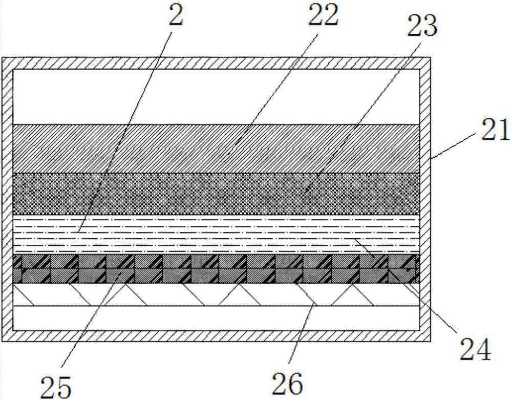 Water collection treatment device for green building