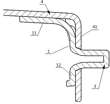 Mounting structure for automobile trunk shelves