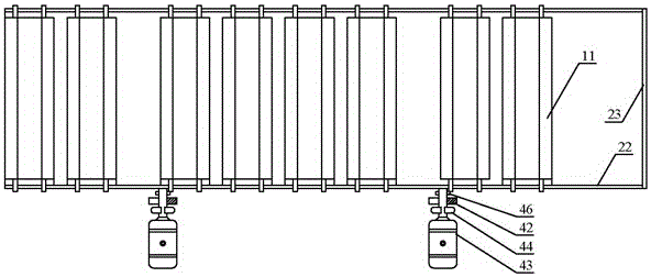 A vibrating hanging folding sieve