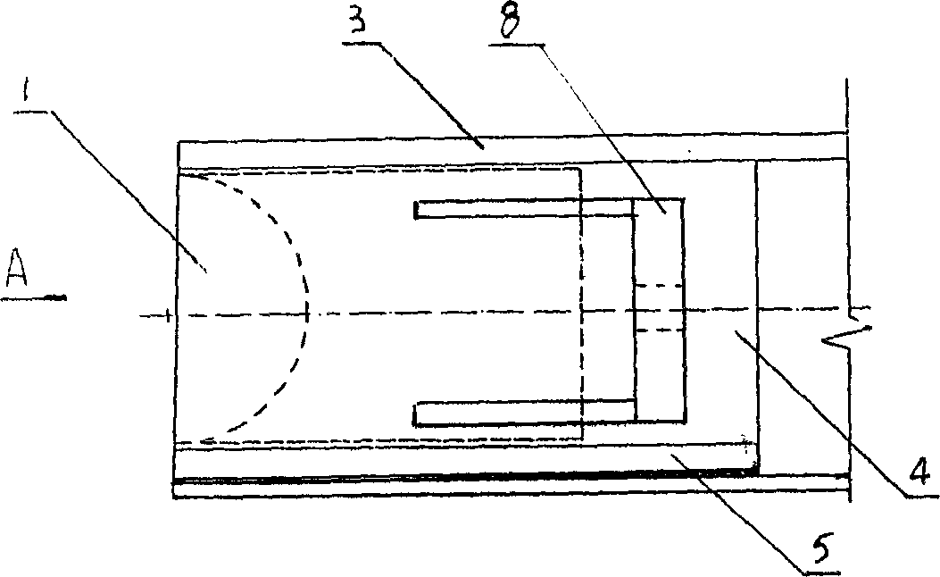 Connector unit of steel frame and connection method