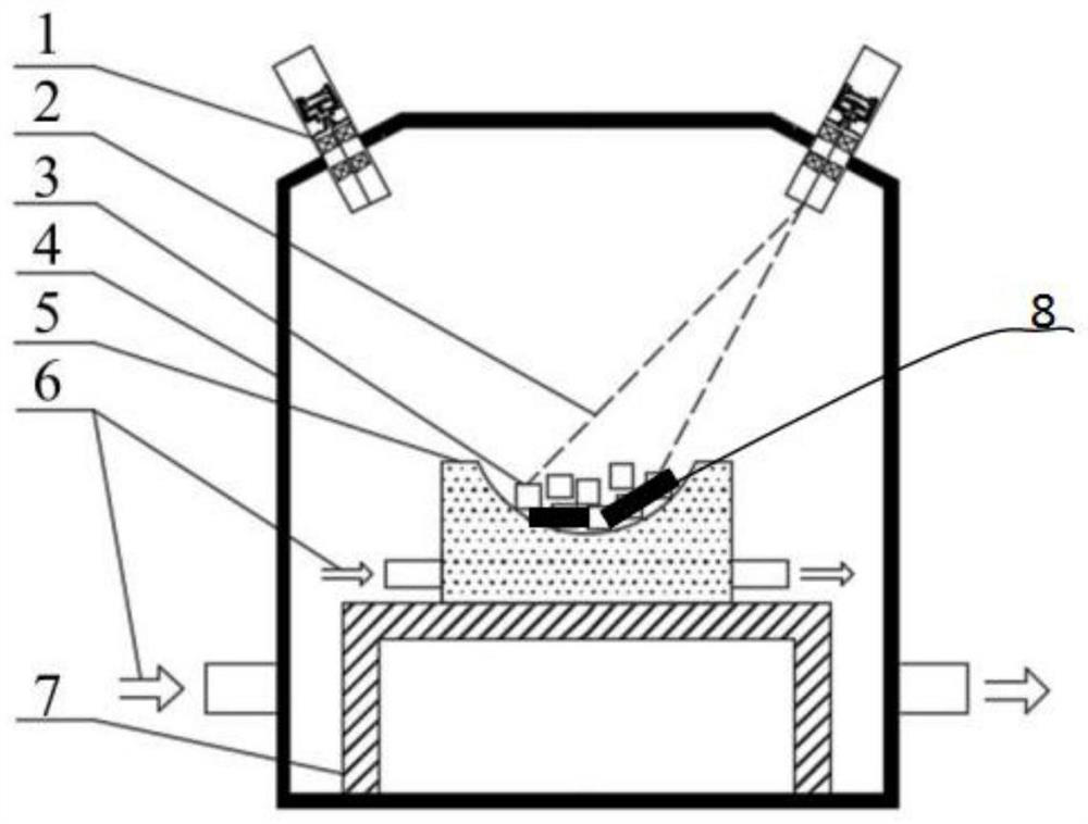 A nickel-tungsten master alloy and a method for preparing nickel-tungsten master alloy by electron beam melting