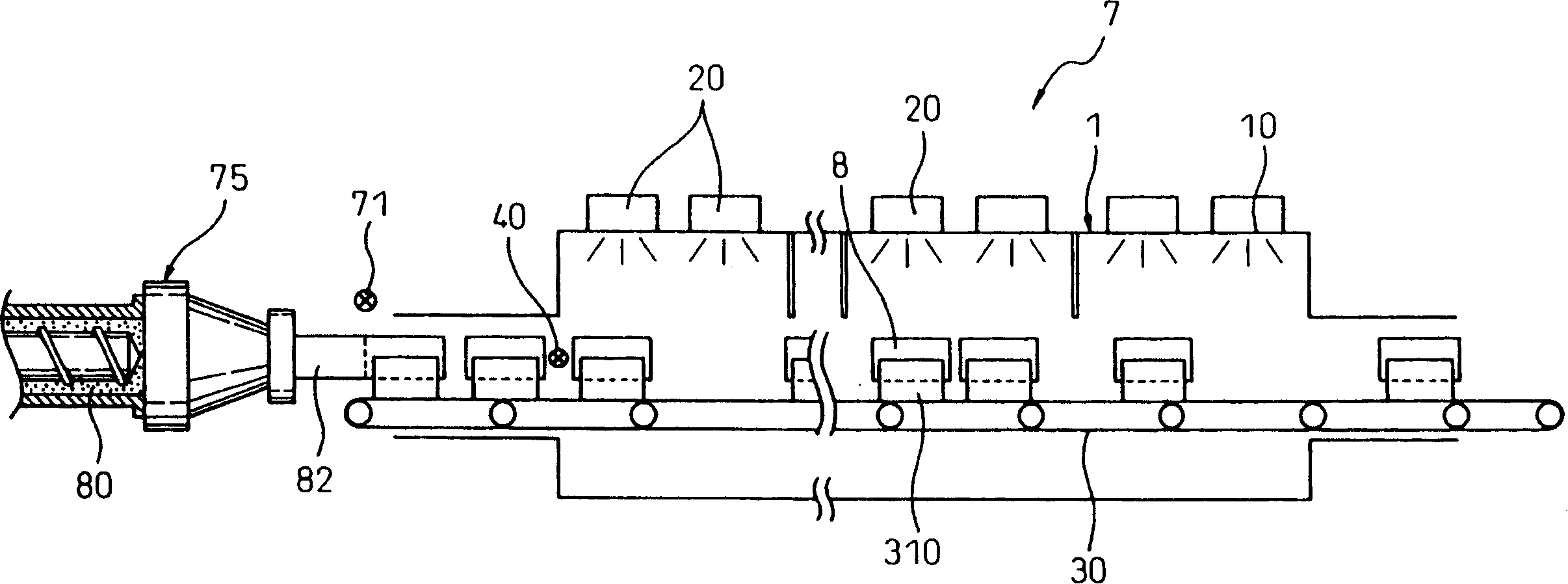 Method and device for drying ceramic products