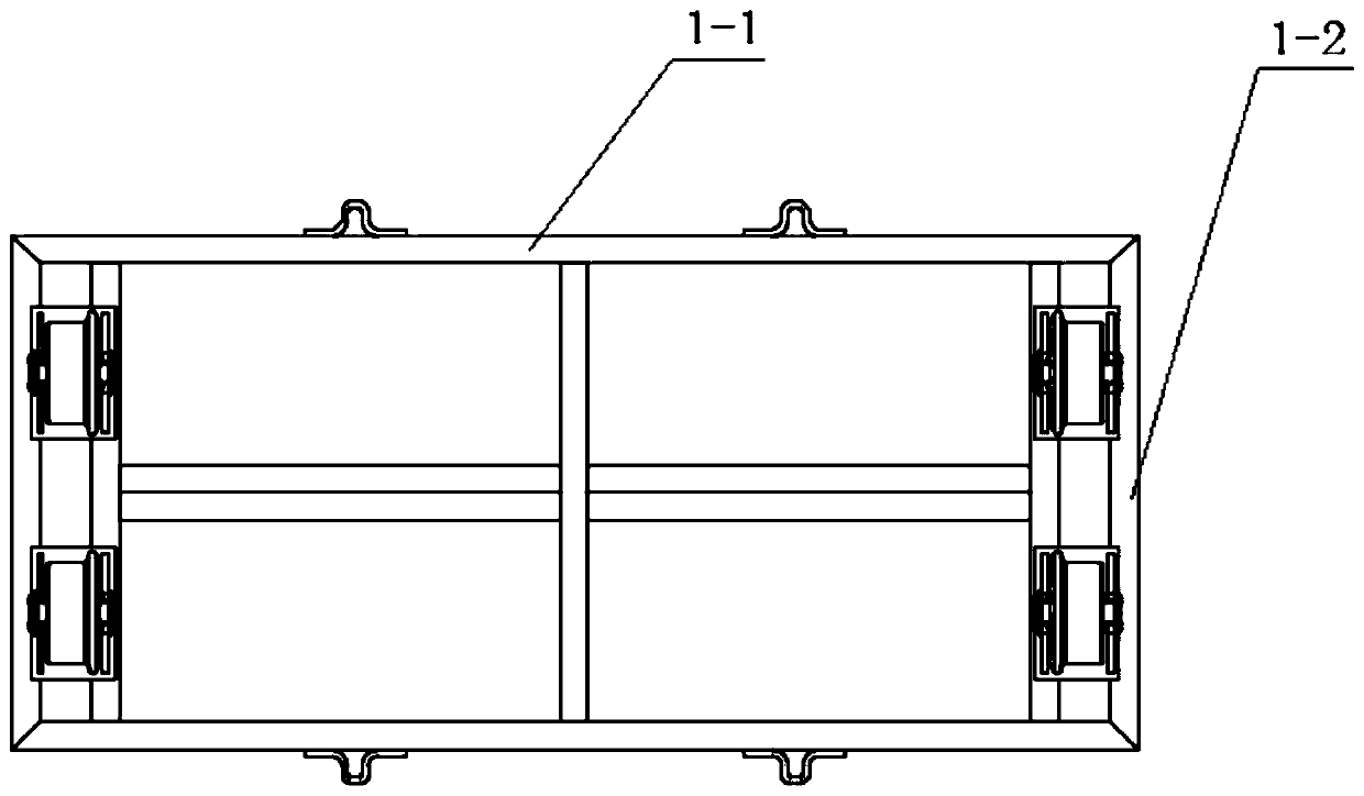 Four-wheel small platform lorry for pre-assembled turnout slippage and construction method