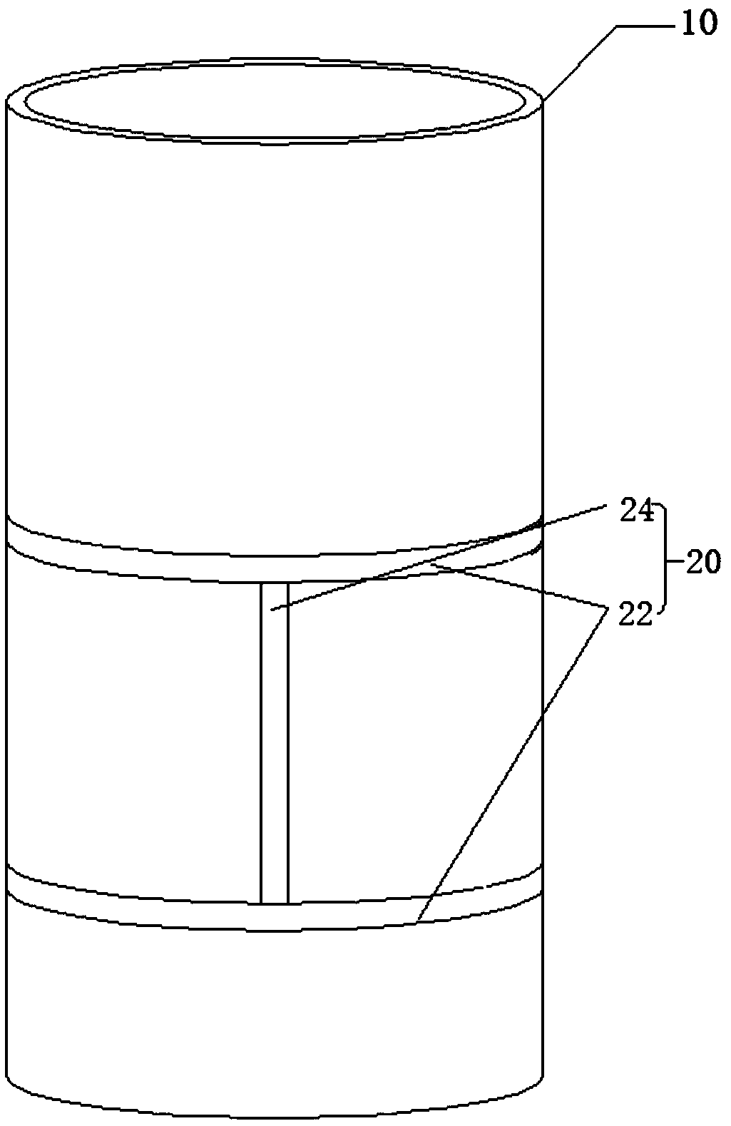 Welding method for coating main engine cylinder sleeve with zinc plate