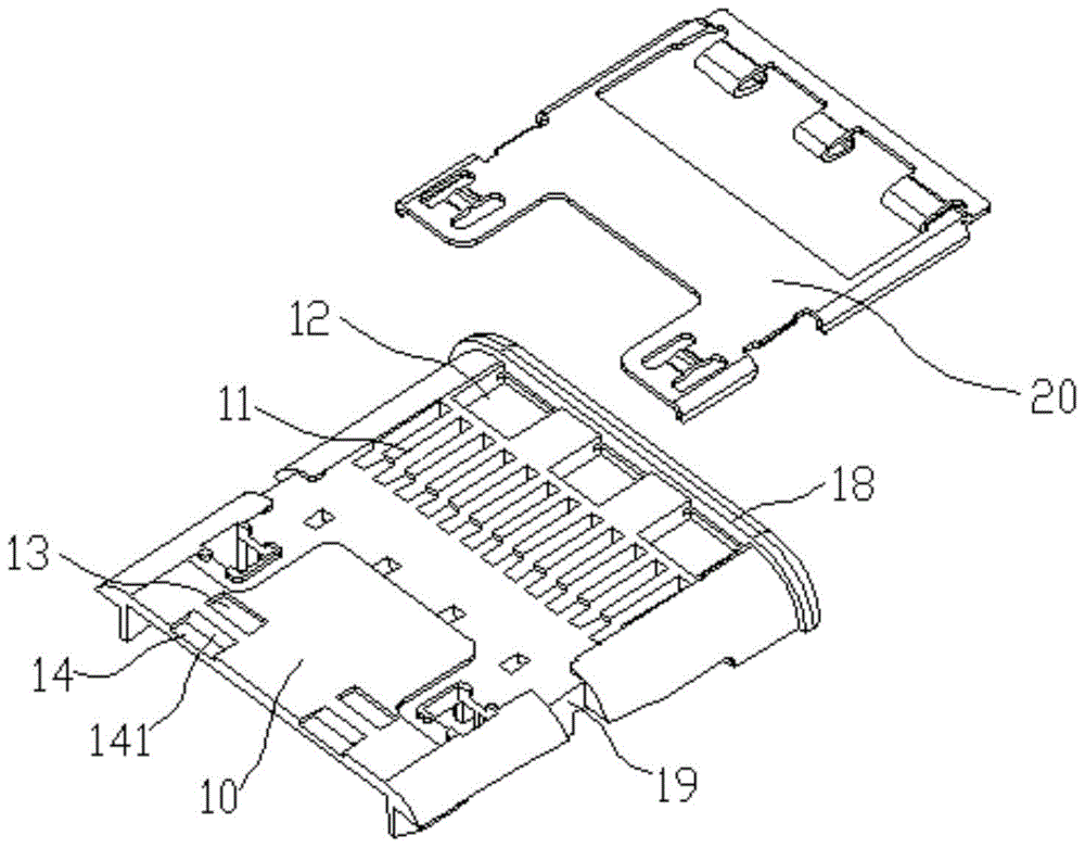 A front rubber core structure for usb connector