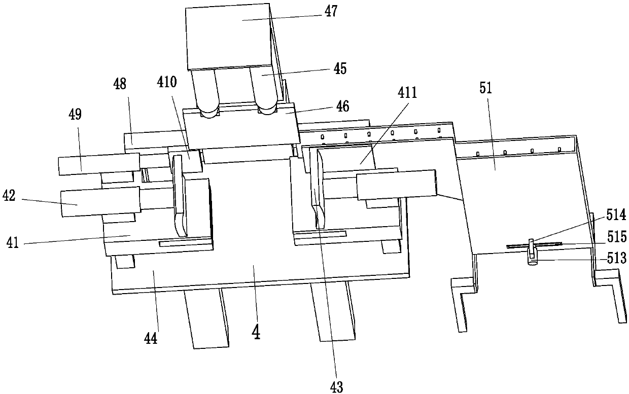 Equipment for automatically conveying metal graphite rod slices and processing graphite gaskets