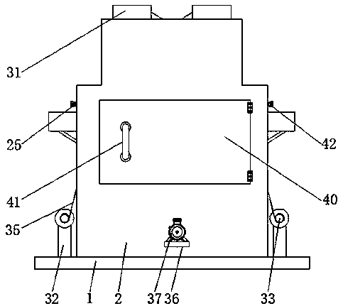 Printing and dyeing device for spinning