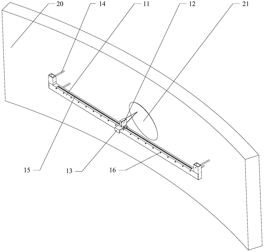 Defect size measurement device and method