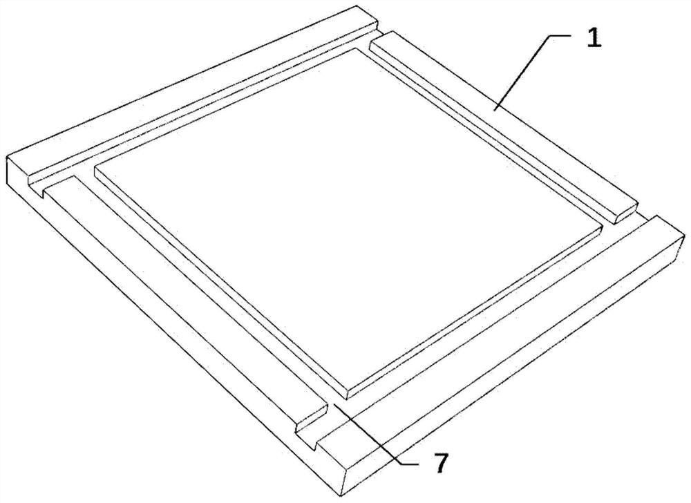 Forming mold and preparation method for testing the interface fracture performance of heterogeneous concrete