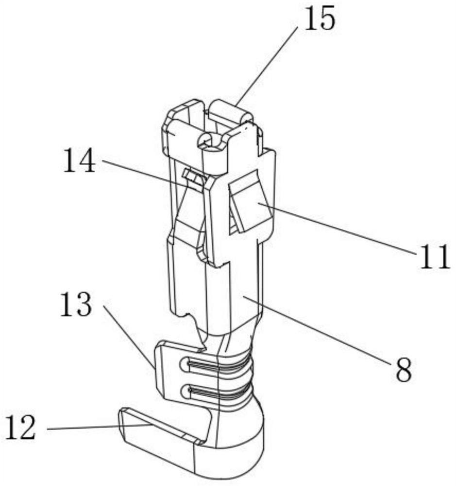 Connector with buckle