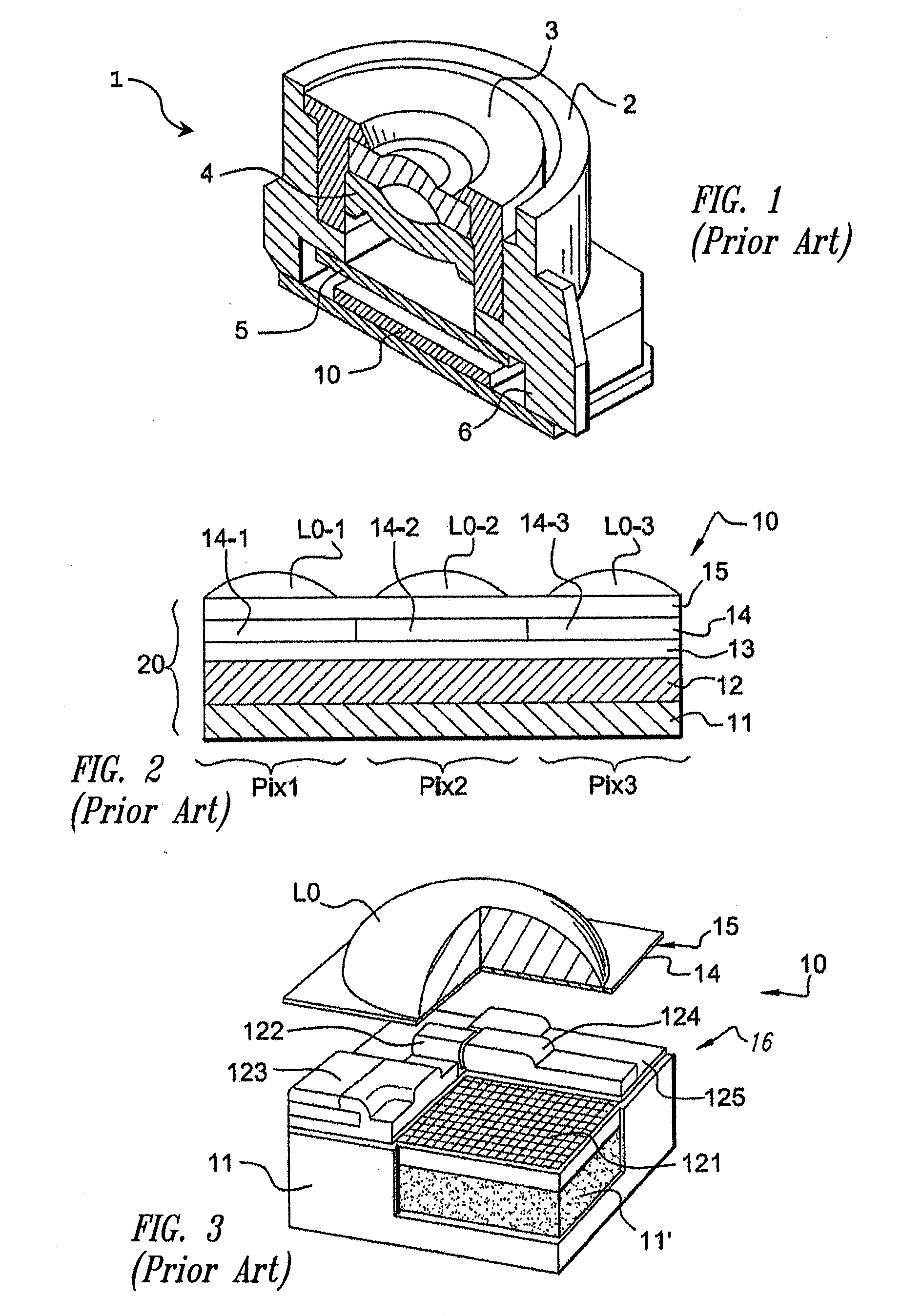 CMOS imaging device comprising a microlens array exhibiting a high filling rate