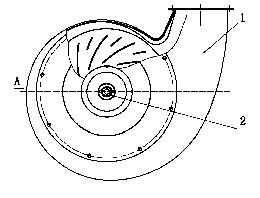 Bidirectional diffusion centrifugal fan