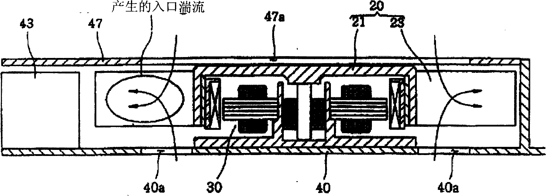 Bidirectional indraft type centrifugal fan and cooling apparatus for computer