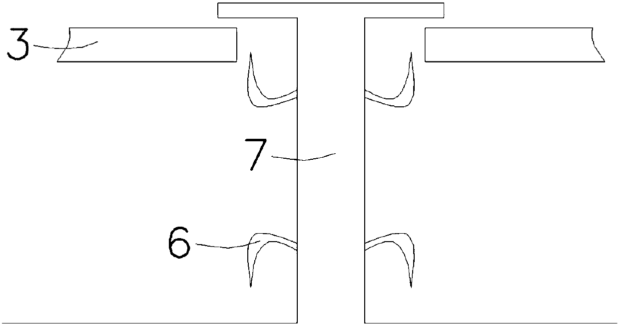 Elastic skid-resistant gluing fastener