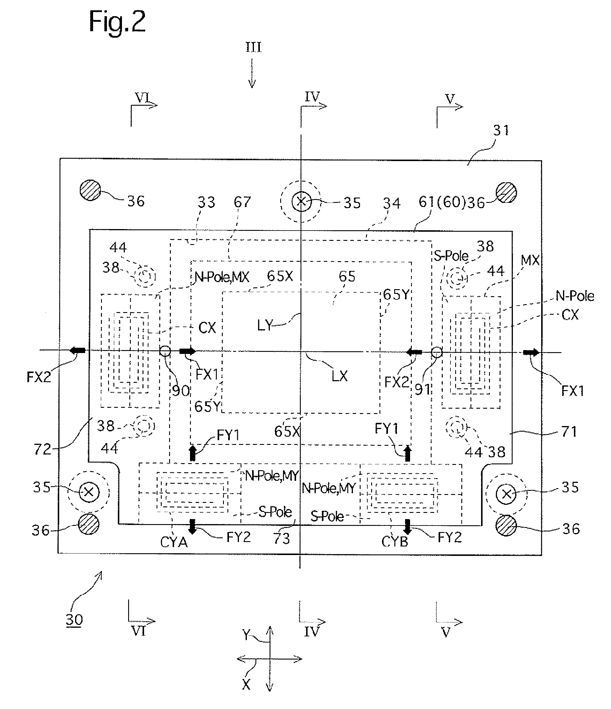 Lock mechanism for stage apparatus