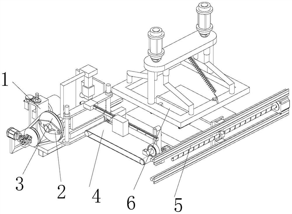 Processing mechanism for cold-rolled strip steel