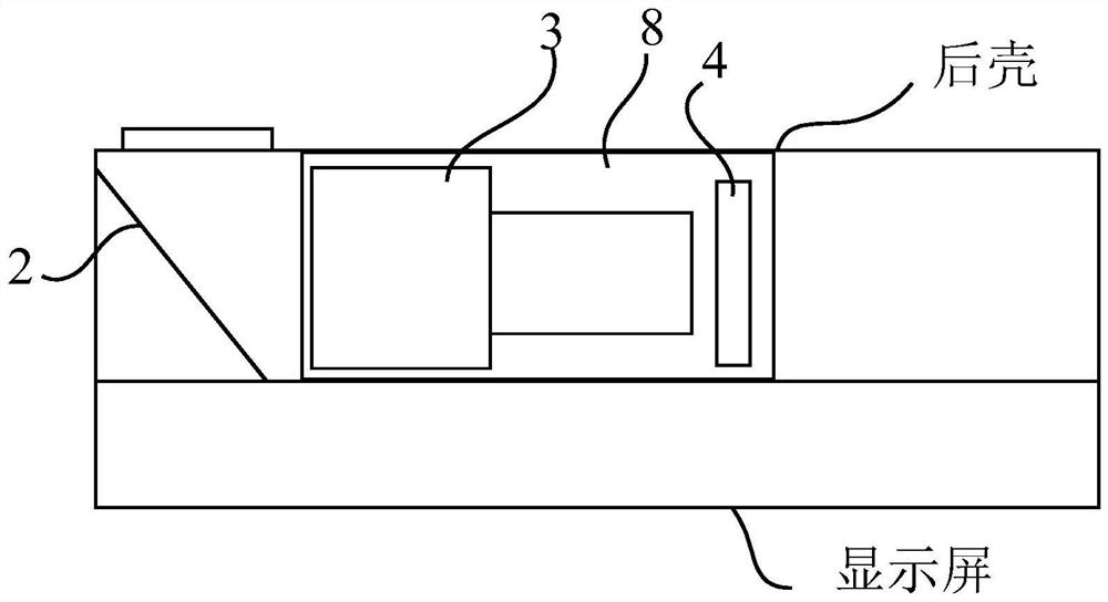 Periscope lens module for mobile terminal and mobile terminal