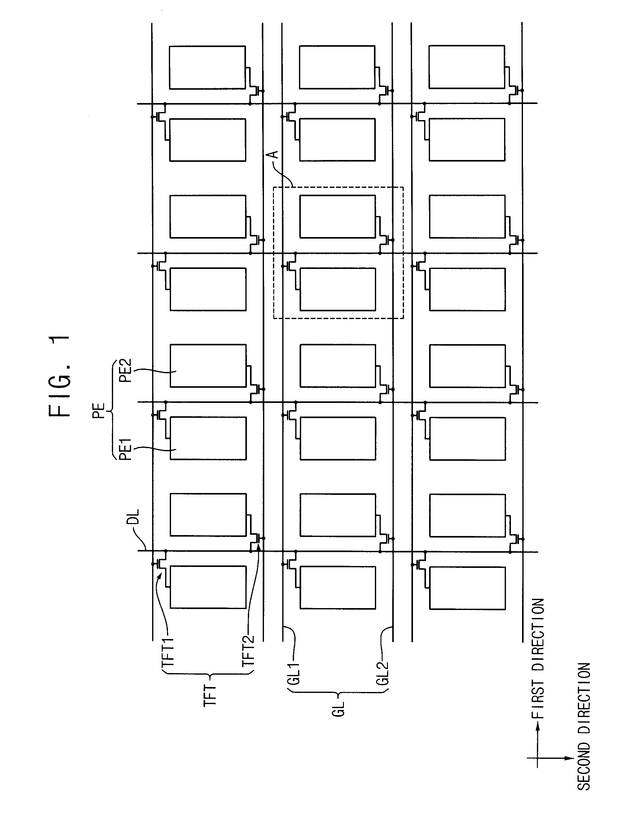 Array substrate and display panel having the same