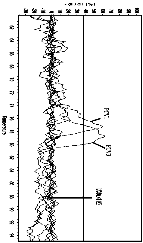 Real-time fluorescent quantitative PCR-HRM primers for detecting PCV1 and PCV3