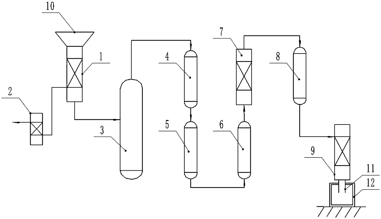 Device for recovering and treating photoelectric material pickling waste liquid