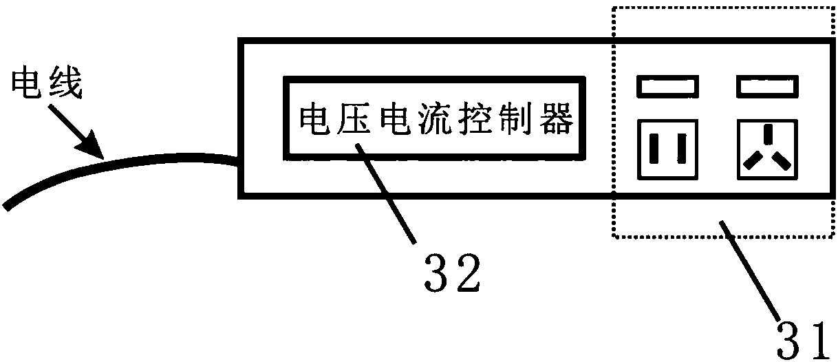 Power supply device and method for intelligent chair