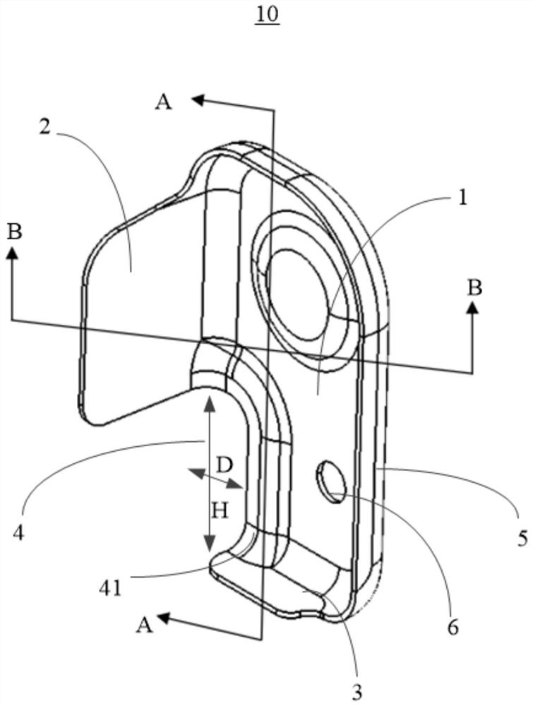 Supporting member, vehicle body structure and vehicle