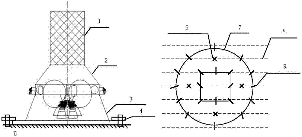 Model constructing method based on dynamic characteristic test of spacecraft