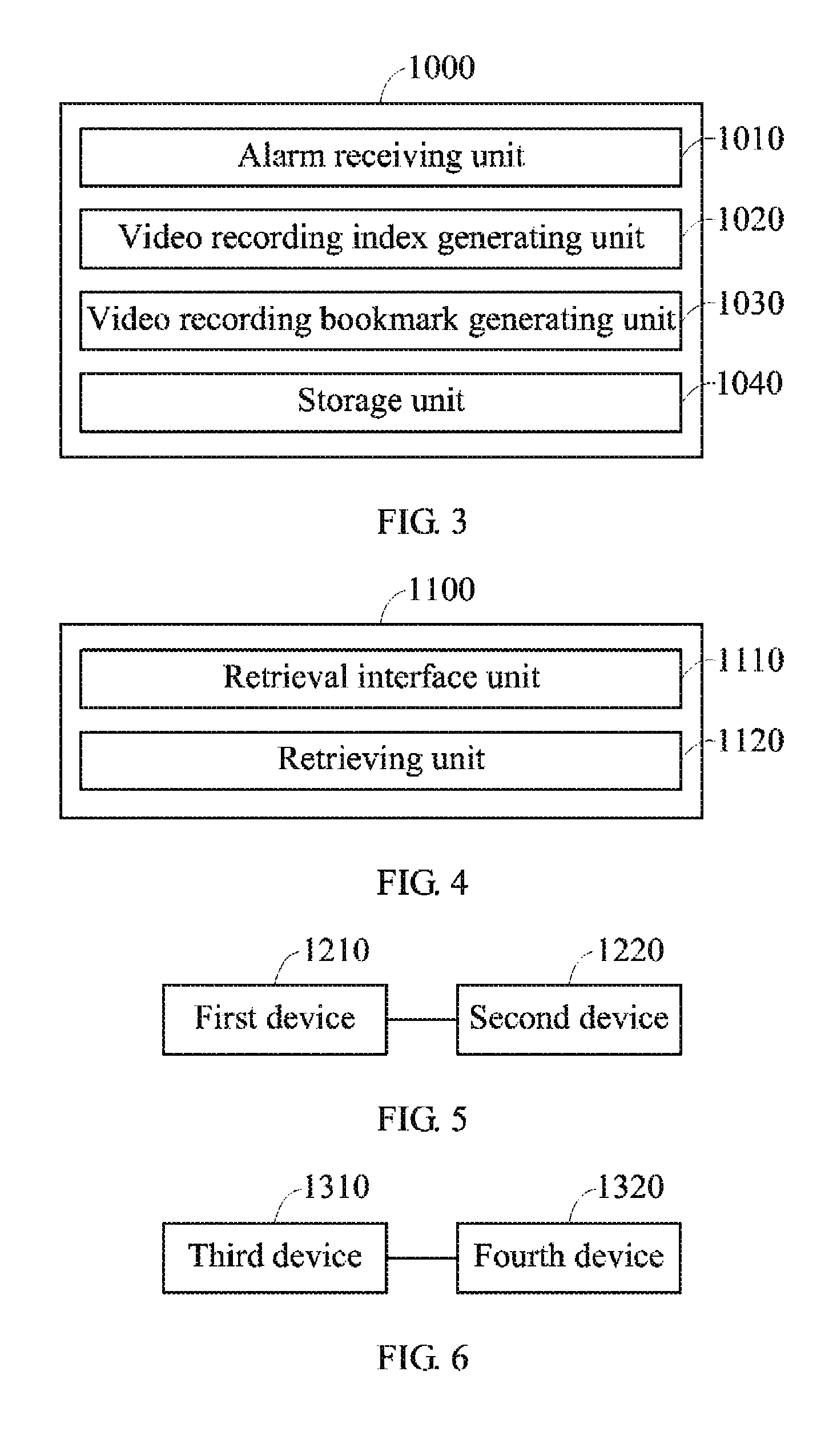 Method, device and system for implementing video recording retrieval