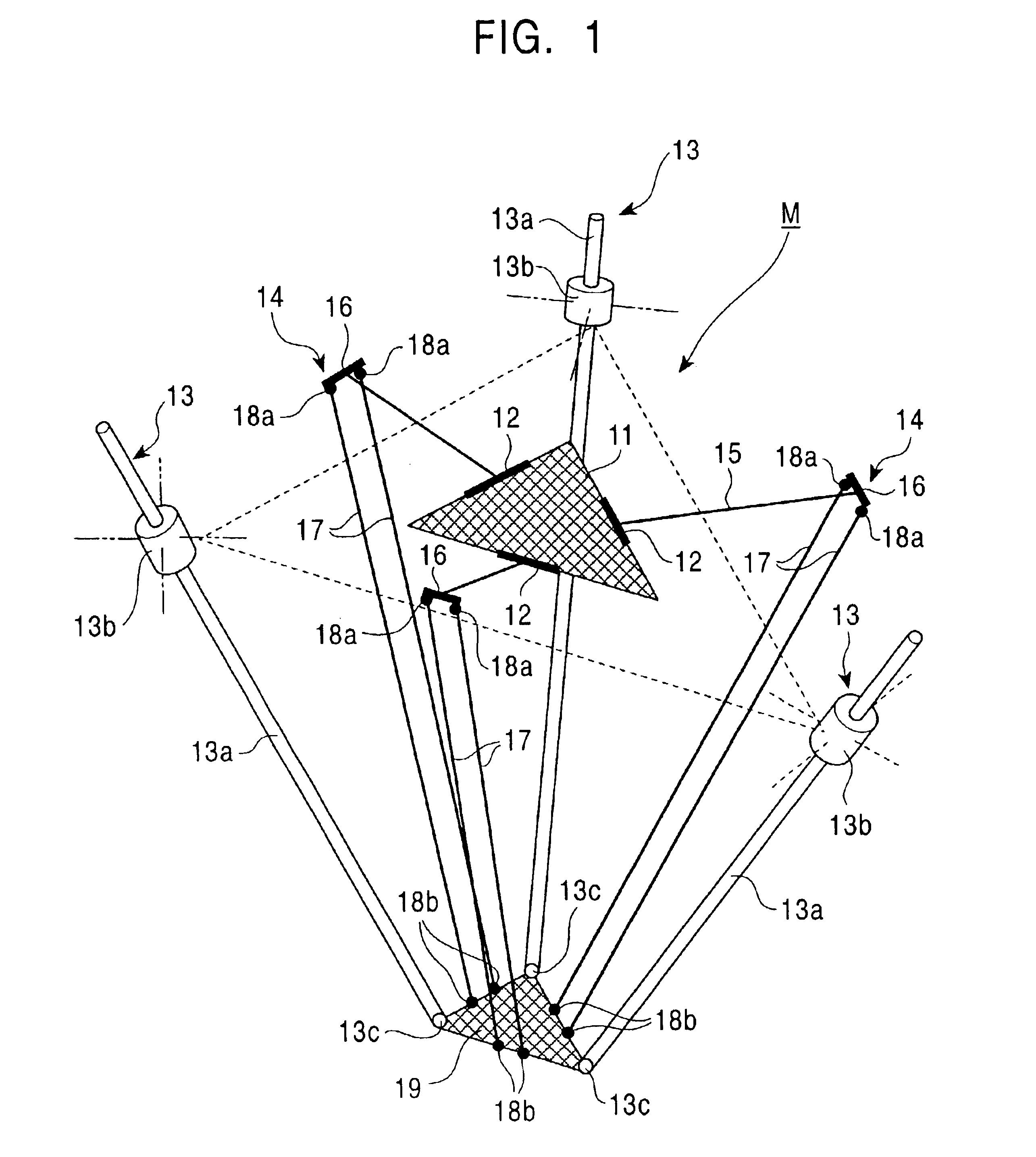 Parallel link manipulator and its control device