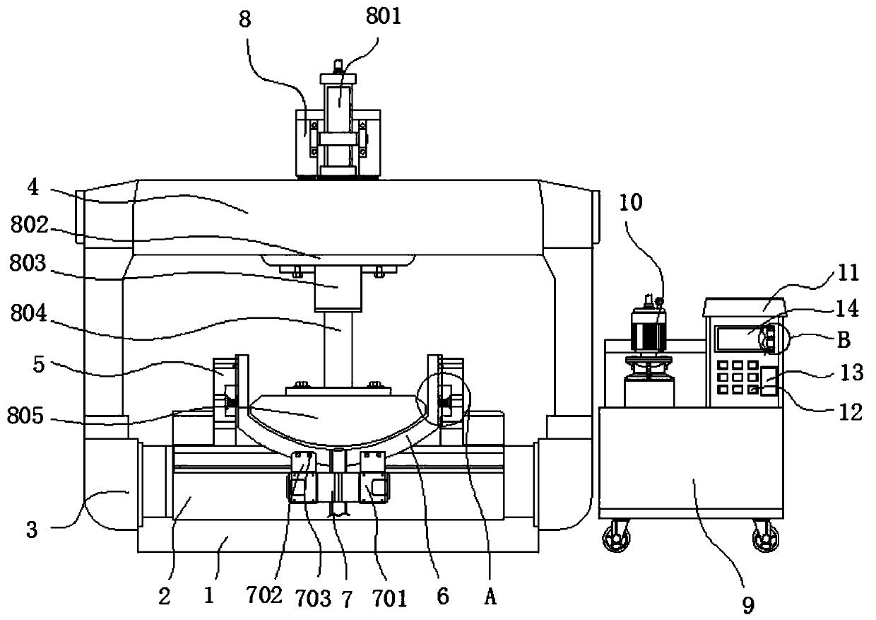 Control system and control method of powder product hydraulic machine