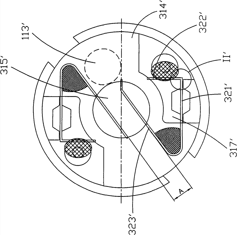 Ultrasmall DC electric motor capable of preventing fracture of root of wire