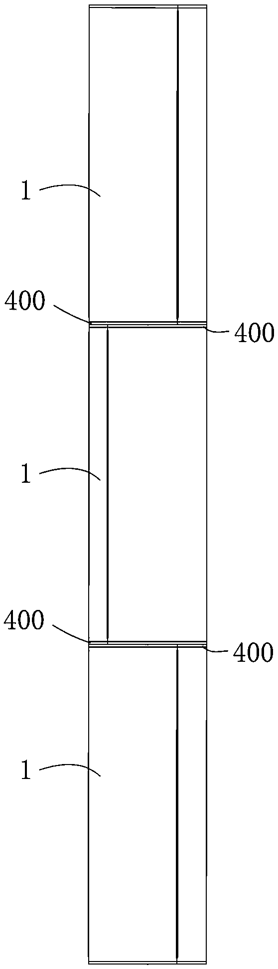 Connection piece, in-piece tower frame, manufacturing method, tower frame and wind turbine generator system