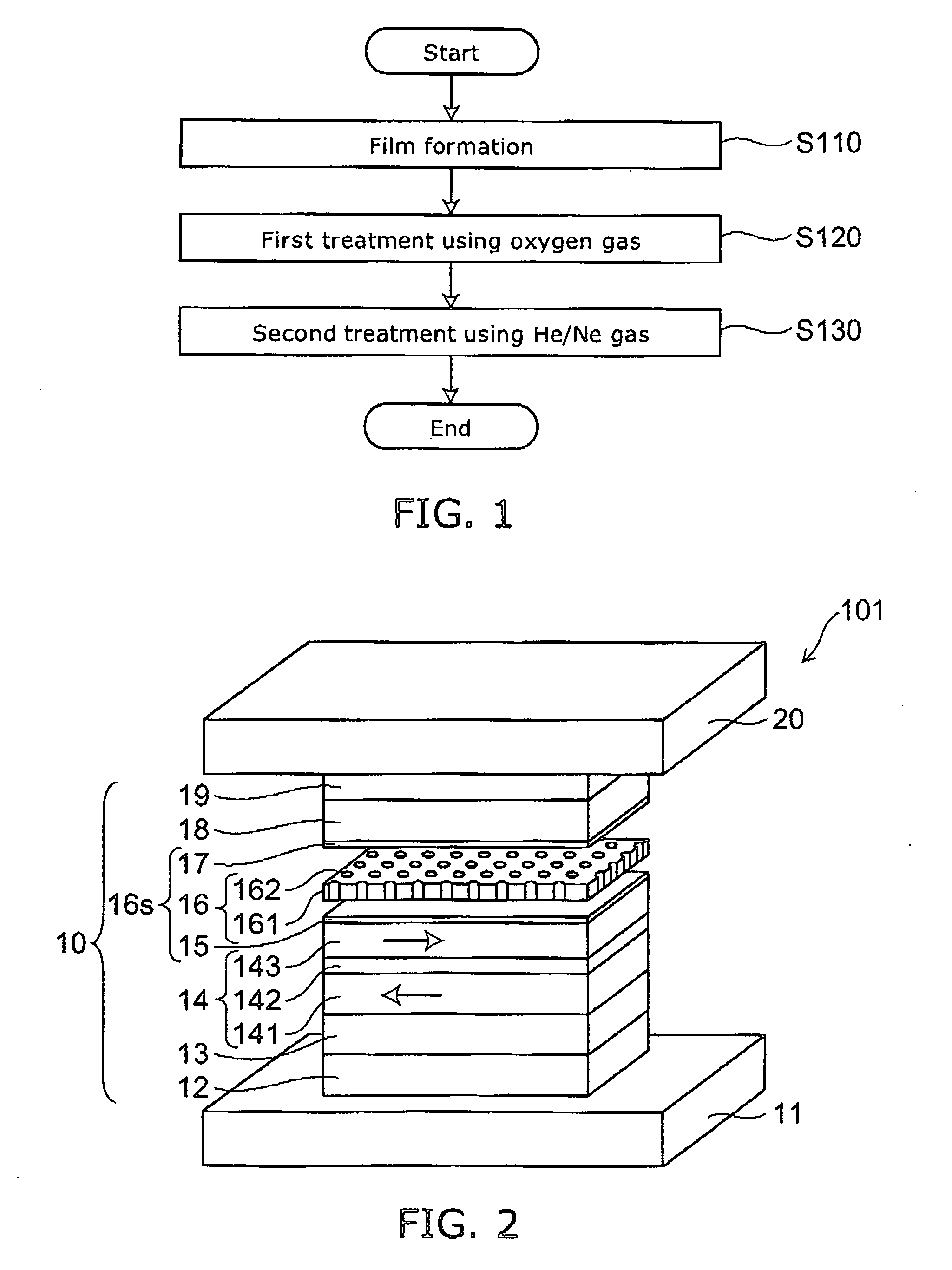 Method for manufacturing a magneto-resistance effect element and magnetic recording and reproducing apparatus