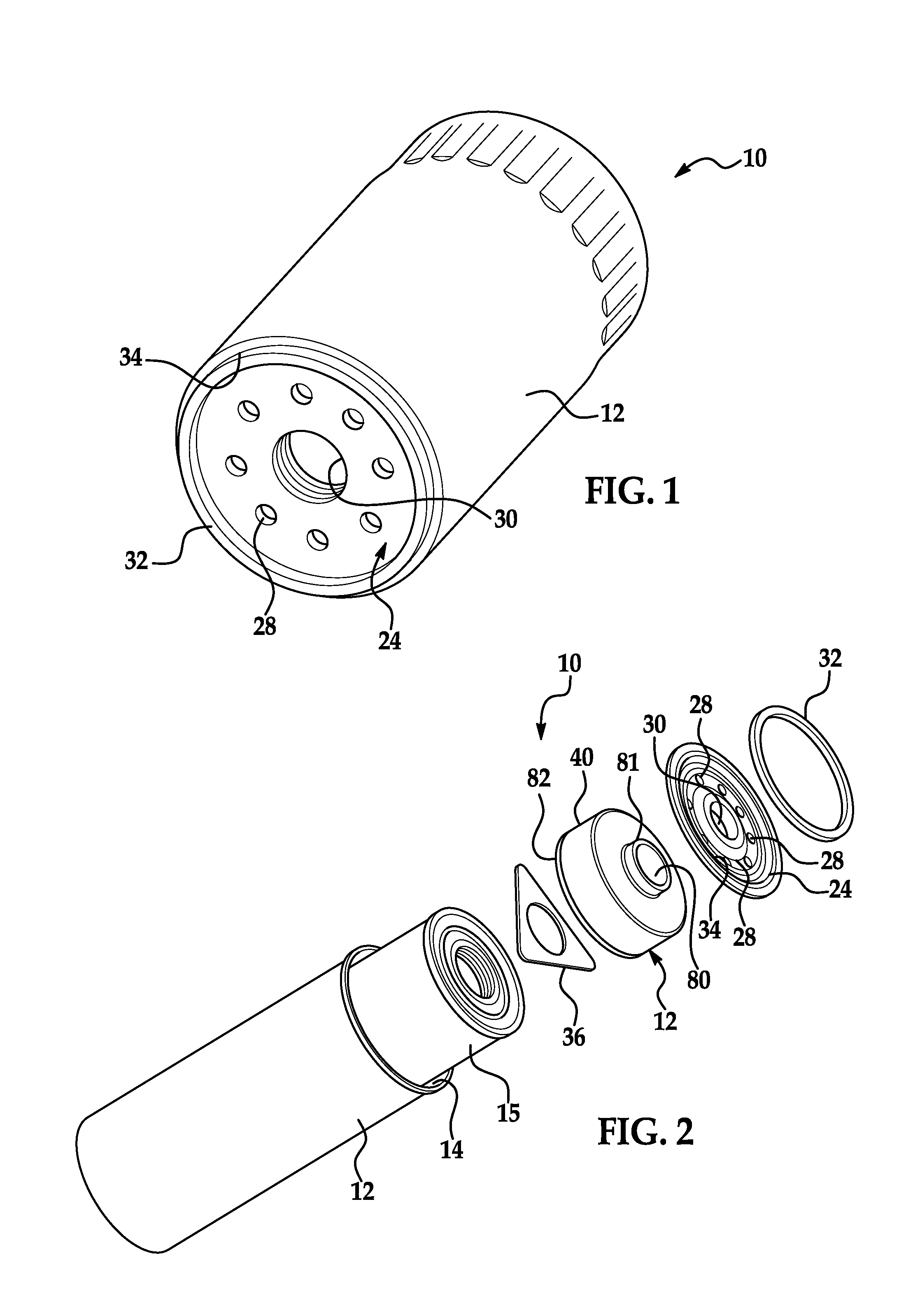 Additive dispersing filter and method of making