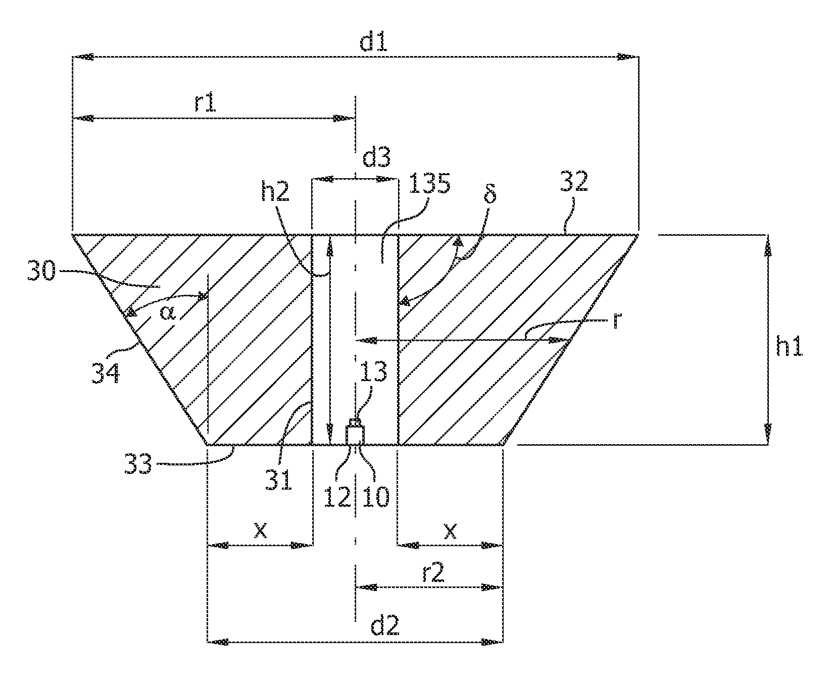 Lighting device comprising at least one LED