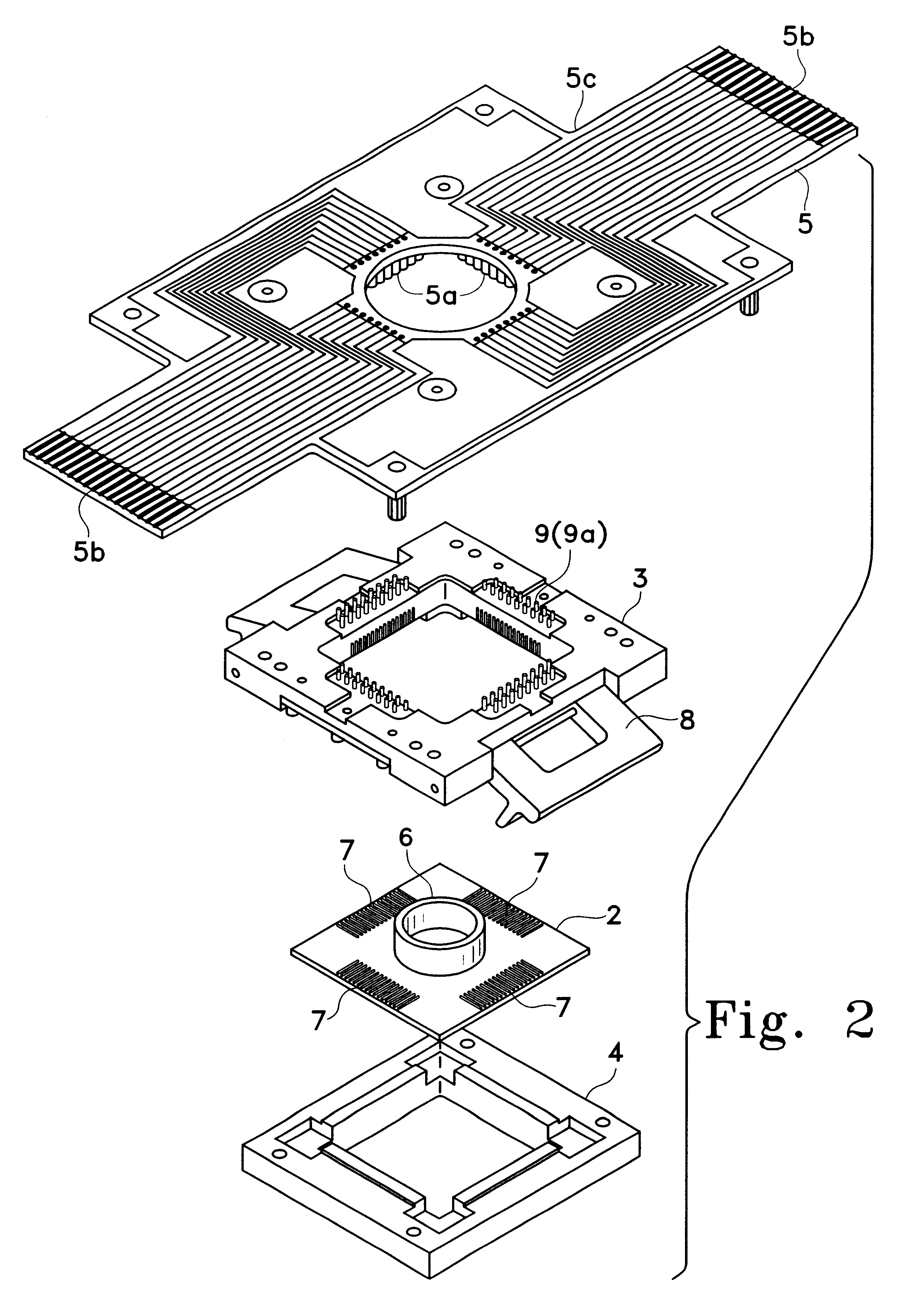 Cell potential measuring electrode and measuring apparatus using the same