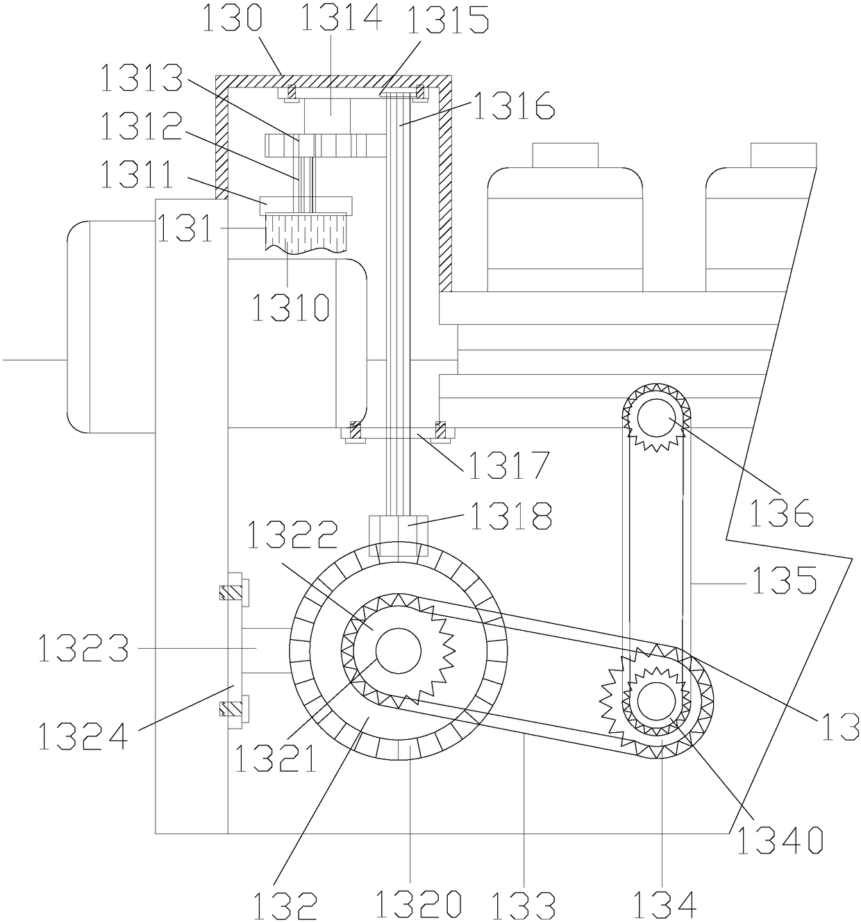 Square mattress spring machining machine