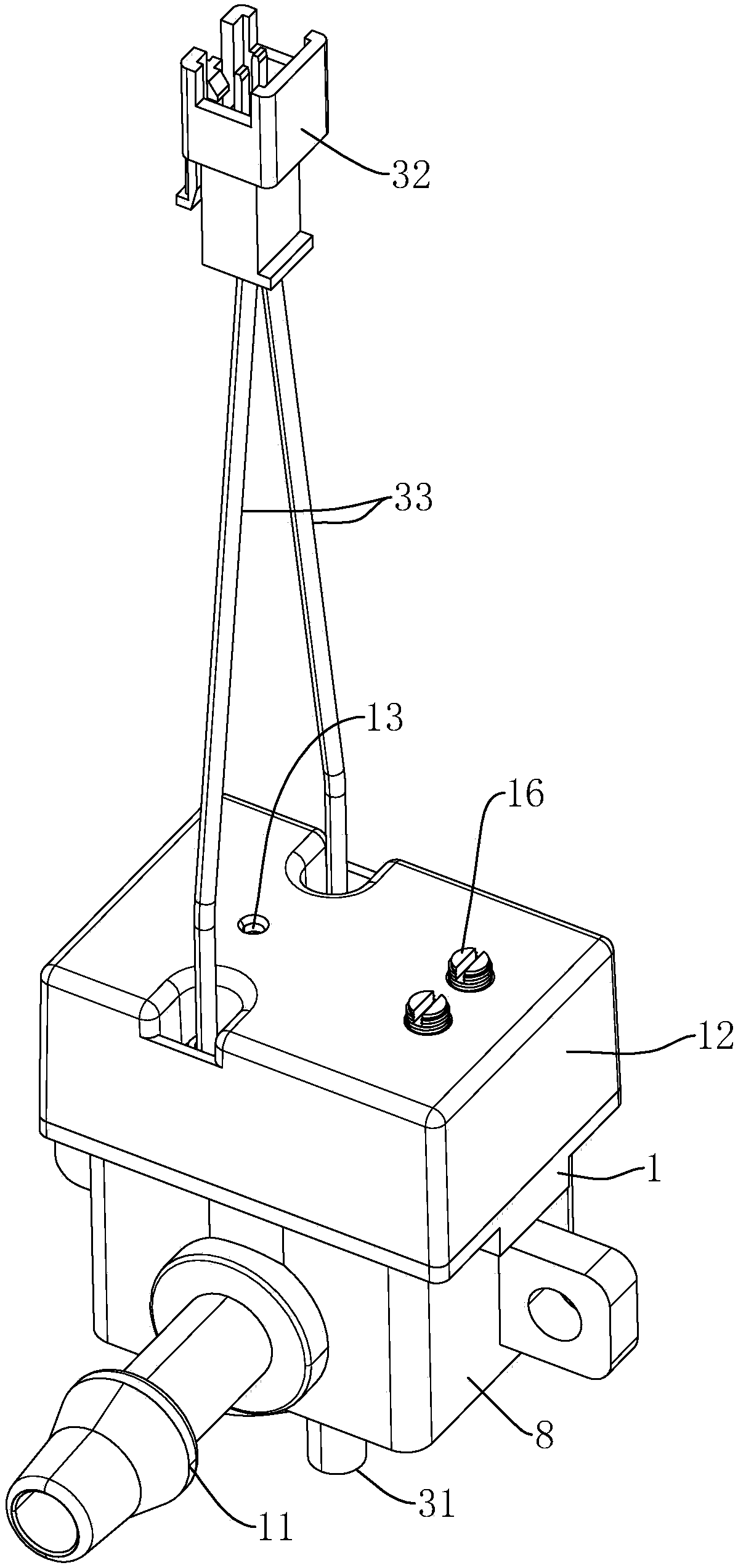 Electric pressure cooker and its pressure cut-off device