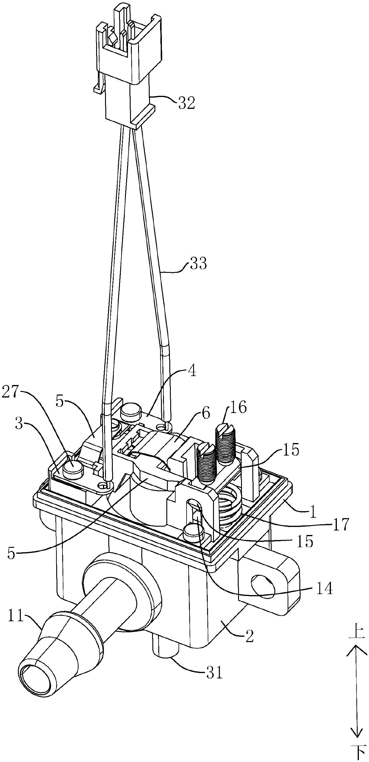 Electric pressure cooker and its pressure cut-off device