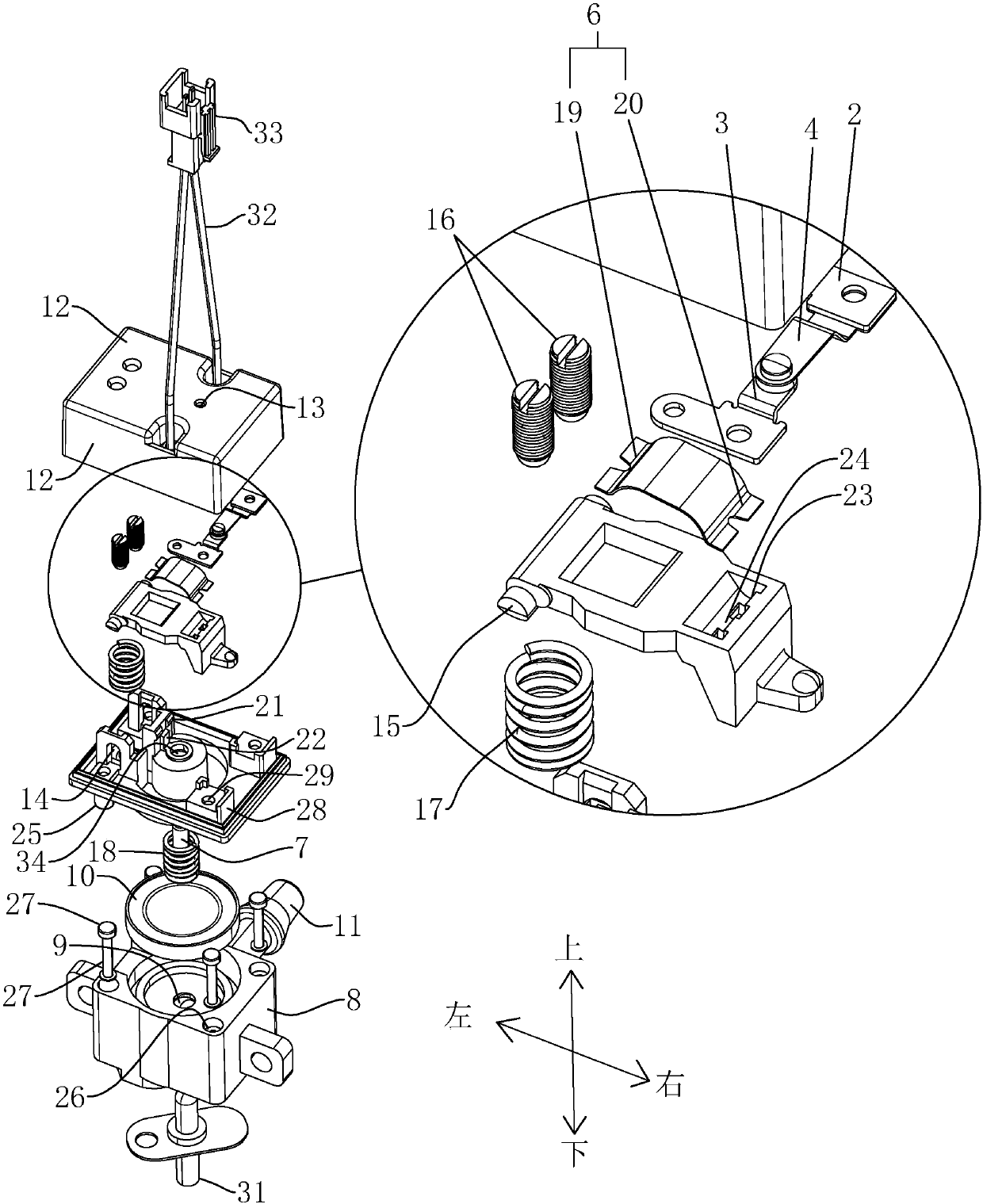 Electric pressure cooker and its pressure cut-off device