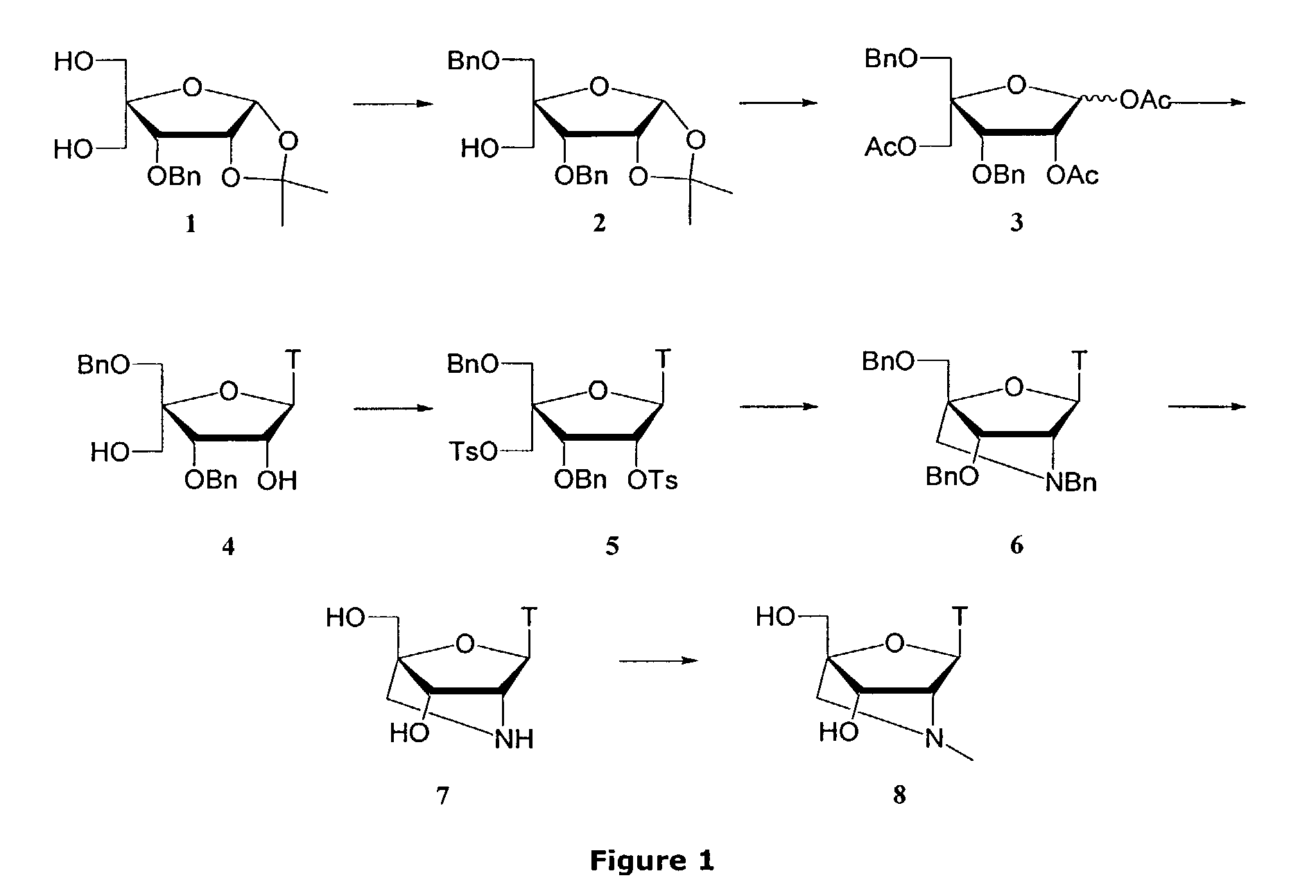 Synthesis of locked nucleic acid derivatives