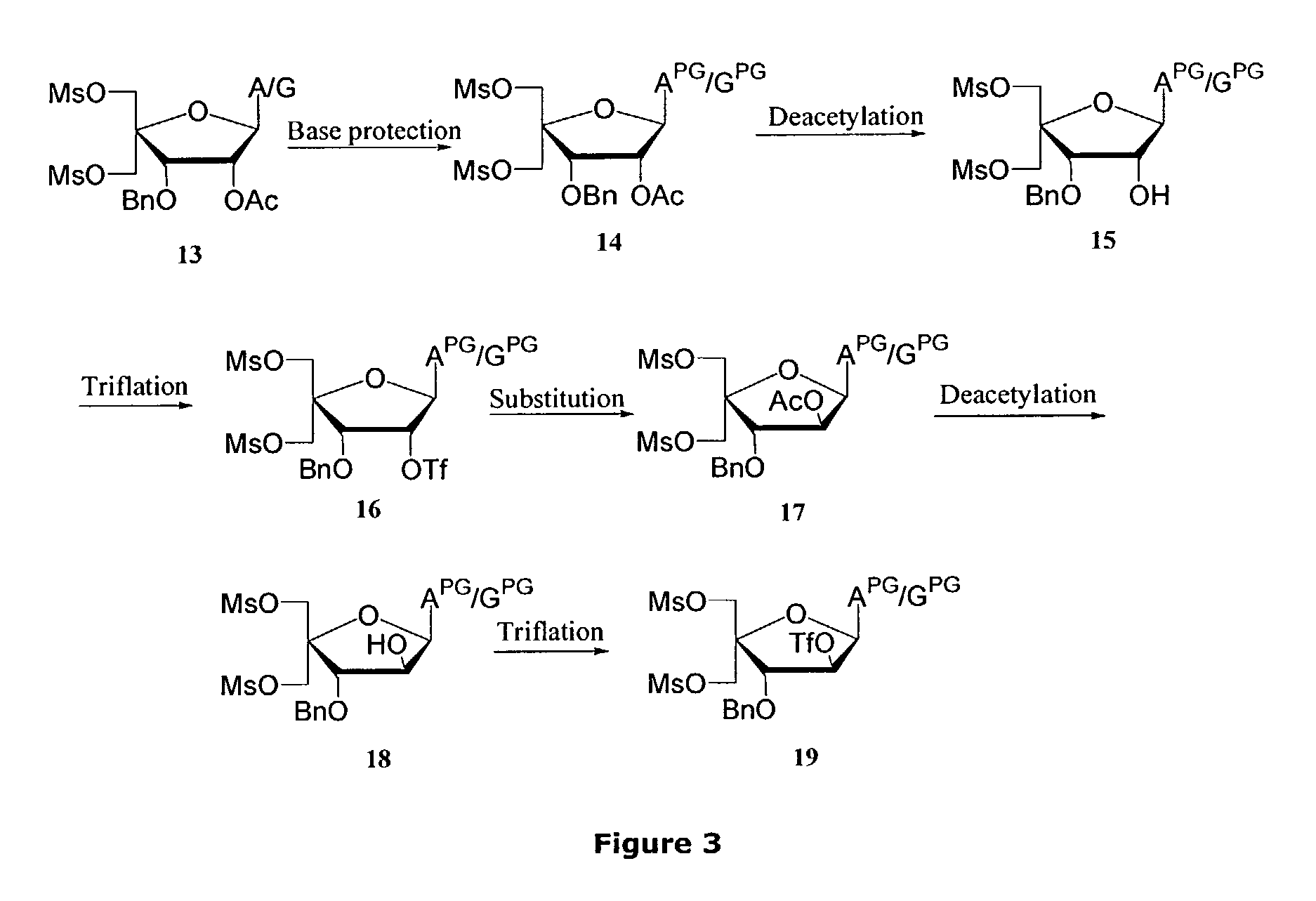 Synthesis of locked nucleic acid derivatives
