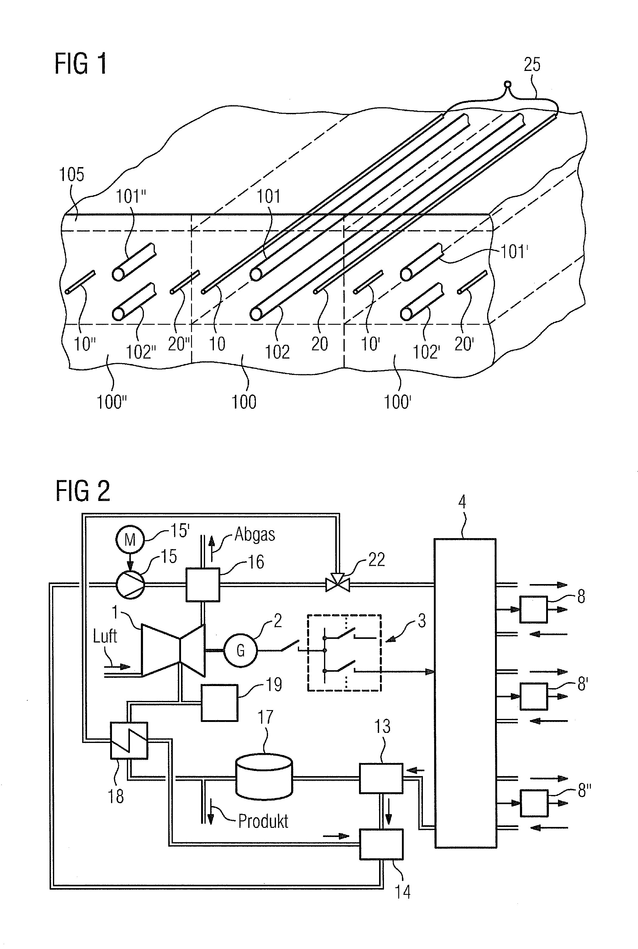Method for extracting bitumen and/or ultra-heavy oil from an underground deposit, associated installation and operating method for said installation