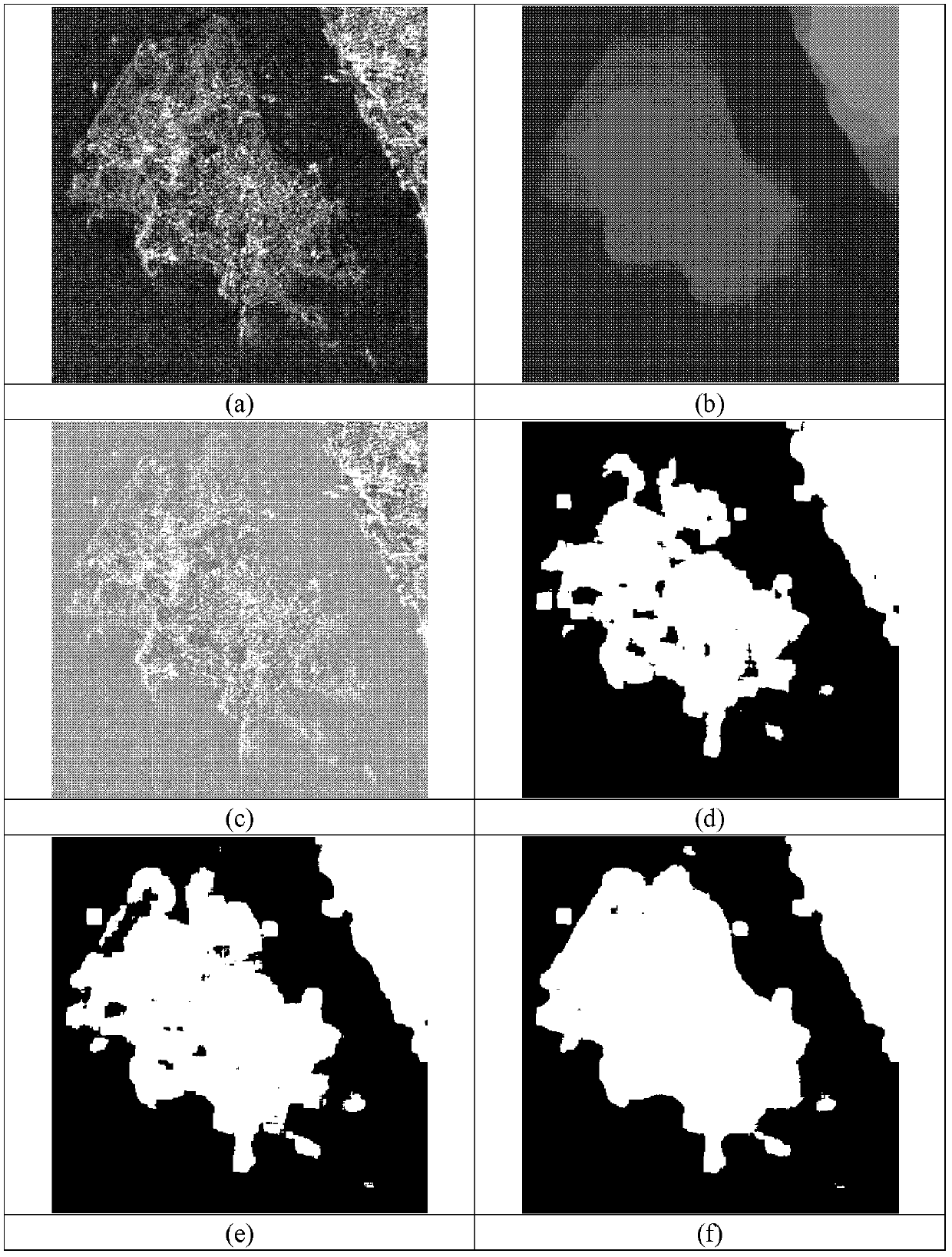SAR (synthetic aperture radar) image segmentation method based on total-variation spectral clustering