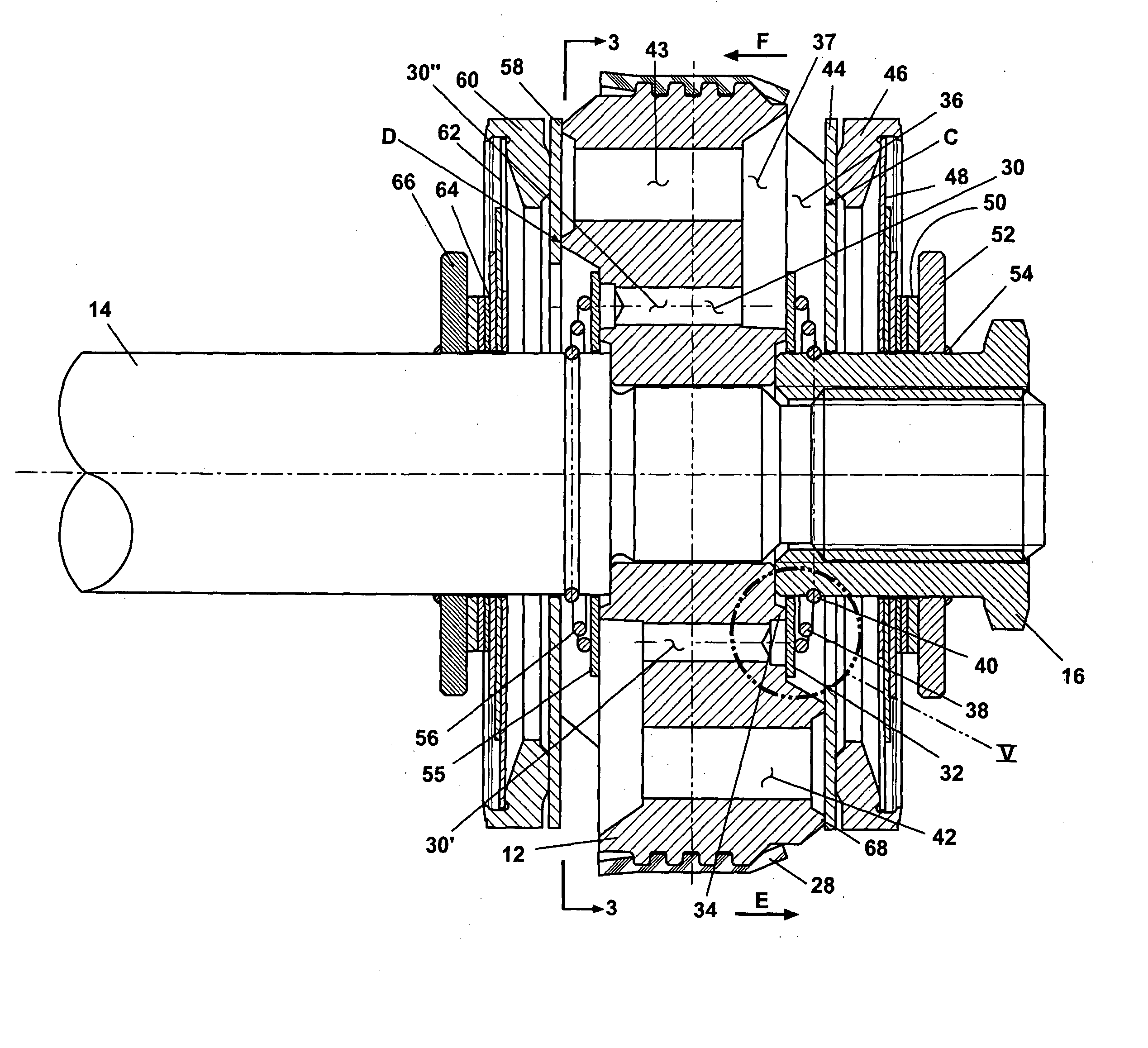 Monotube piston valving system with selective bleed