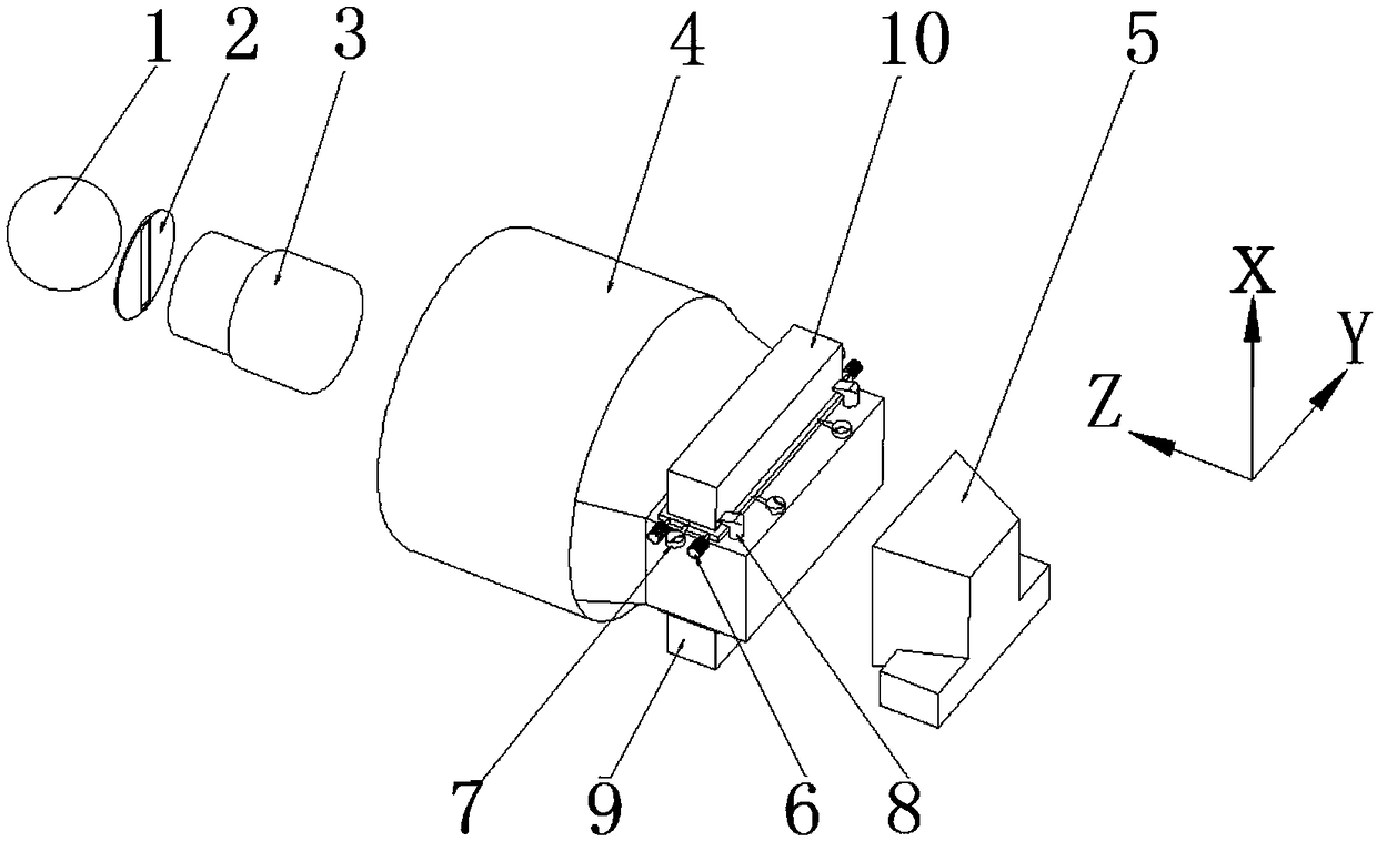Dual-channel focal plane registering adjusting device and method